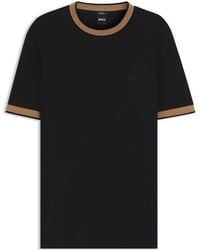 BOSS - Tessler Cotton Short Sleeve Crew Neck Slim Fit T-Shirt - Lyst