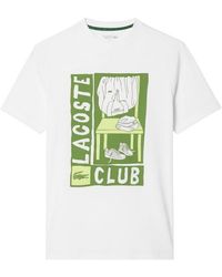 Lacoste - Short Sleeve Performance T-Shirt - Lyst