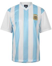 Score Draw - Argentina 1990 World Cup Finals No 10 Home Retro Shirt - Lyst