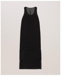 Ted Baker - Short Sleeve Midi Dress - Lyst