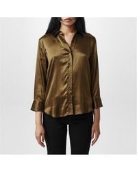 L'Agence - Dani Silk Blouse - Lyst