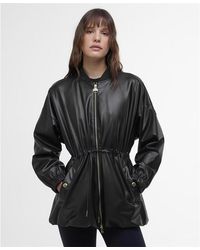 Barbour - Riley Leather Jacket - Lyst
