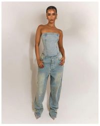Mars the Label - Kai Straight Leg Jeans - Lyst