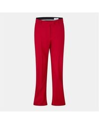 McQueen - Alex Straight Leg Trousers - Lyst
