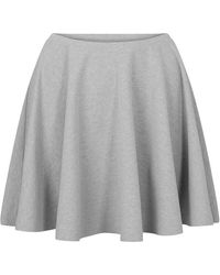 Norma Kamali - Flared Mini Skirt - Lyst