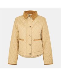 Burberry - Oldham Diamond Quilted Insulated Quilted Jacket - Lyst