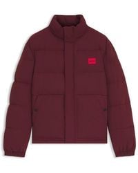 HUGO - Short Puffer Jacket - Lyst