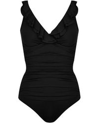 Ralph Lauren - Ruffle-Trim One-Piece - Lyst