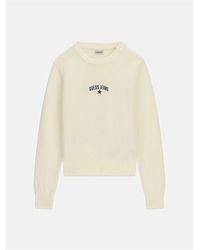 Guess - Cotton Star Embroidered Long Sleeve T-Shirt - Lyst