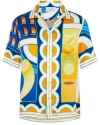 Casablancabrand - Cuban Silk Multiprint Shirt - Lyst