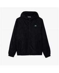 Lacoste - Zipped Hooded Sport Jacket - Lyst