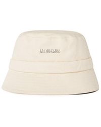 Jacquemus - Logo Cotton Gadjo Bucket Hat - Lyst
