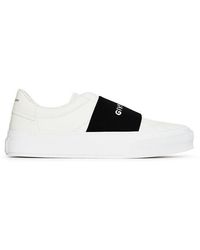 Givenchy - City Sport Calfskin Leather Trainers - Lyst