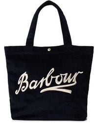 Barbour - Mini Carrick Cord Tote Bag - Lyst