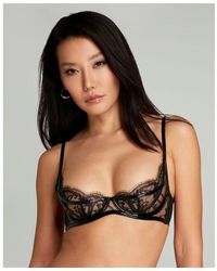 Agent Provocateur - Alyss Plunge Underwired Bra - Lyst