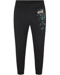 Moschino - Closed Hem Fleece Jogging Bottoms - Lyst