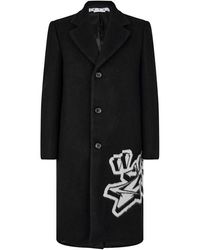 Off-White c/o Virgil Abloh - Single-Breasted Skate Coat - Lyst