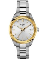 Tissot - Stainless Steel Analogue Quartz Watch - Lyst