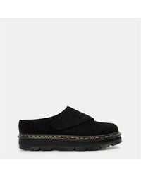 Dr. Martens - Zebzag Anywair Warm Lined Suede Mules - Lyst