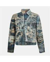 Acne Studios - Trompe-Loeil Denim Jacket - Lyst