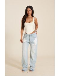 Mars the Label - Sandra Scoop Vest Corset Top - Lyst