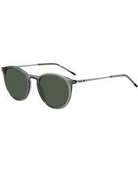 HUGO - Round Sunglasses - Lyst