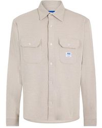 HUGO - Ekynone Long Sleeve Oxford Shirt - Lyst