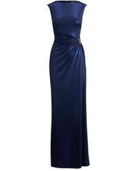 Ralph Lauren - Ilianne Real Leather Ball Gown - Lyst