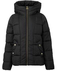 Barbour - Brantley Hooded Funnel-Neck Short Puffer Jacket - Lyst