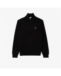 Lacoste - Knitted Crew Neck Jumper - Lyst