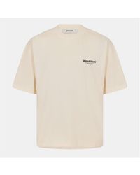 About Blank - Emblem Cotton Short Sleeve Crew Neck Oversized T-Shirt - Lyst