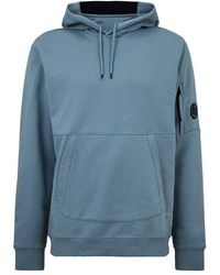 C.P. Company - Micro Lens Over-The-Head Cotton Long Sleeve Hoodie - Lyst