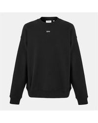 Off-White c/o Virgil Abloh - Skate Contemporary Fit Crew Sweatshirt - Lyst