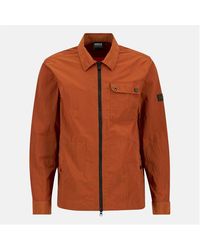 Barbour - Inline Cotton Long Sleeve Overshirt - Lyst