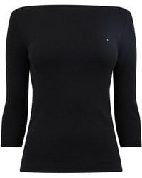 Tommy Hilfiger - Cody Slim Boat Neck Long-Sleeve T-Shirt - Lyst