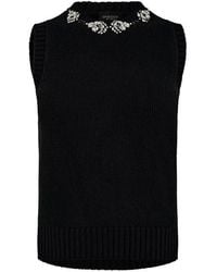 Giambattista Valli - Embellished Sleeveless Sweater - Lyst