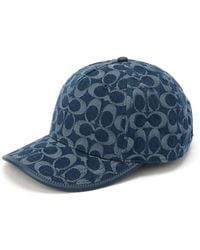 COACH - Signature C Jacquard Baseball Hat - Lyst