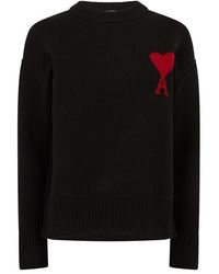 Ami Paris - Adc Crew Neck Jumper - Lyst