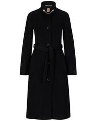 BOSS - Casenova Overcoat - Lyst