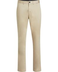 Calvin Klein - Satin Stretch Slim Chino - Lyst