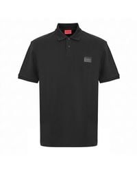 HUGO - Delastolo Cotton Short Sleeve Polo Shirt - Lyst