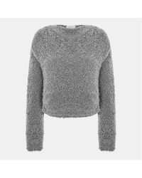 Magda Butrym - Fine Knit Crew Neck Jumper - Lyst