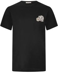 Moncler - Db Logo Tee Sn64 - Lyst