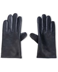 BOSS - Gioli Leather Gloves - Lyst