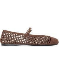 Prada - Crochet Ballet Pumps - Lyst