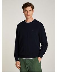Tommy Hilfiger - Essential Structured Crew-Neck Sweater - Lyst