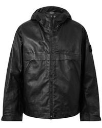 Stone Island - Stone Leather Jkt Sn64 - Lyst