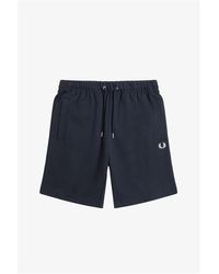 Fred Perry - Fleece Jogger Shorts - Lyst