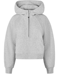 lululemon - Logo Cotton Oversized Zipped Hoodie - Lyst