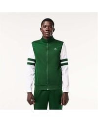 Lacoste - Zip Up Stretch Tennis Sweatshirt - Lyst